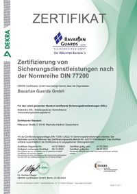 Zertifikat DIN 77200 2023